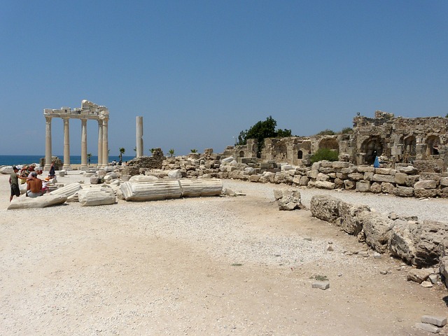 Ruiny starobylého mesta Side